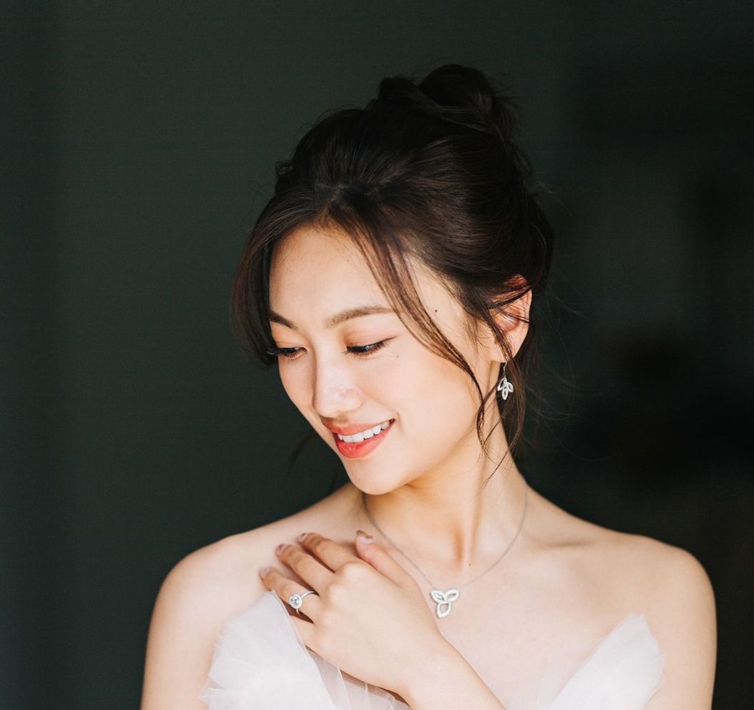 Asian wedding hairstyle best sale