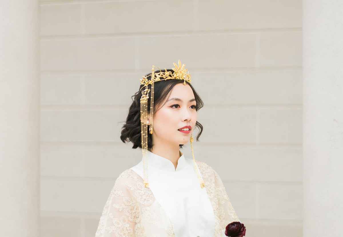 East Meets Dress Traditional Chinese Hairpin | Pearl Hair Piece | Wedding Accessories