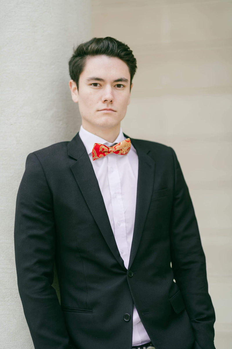 Classic Brocade Bowtie – East Meets Dress