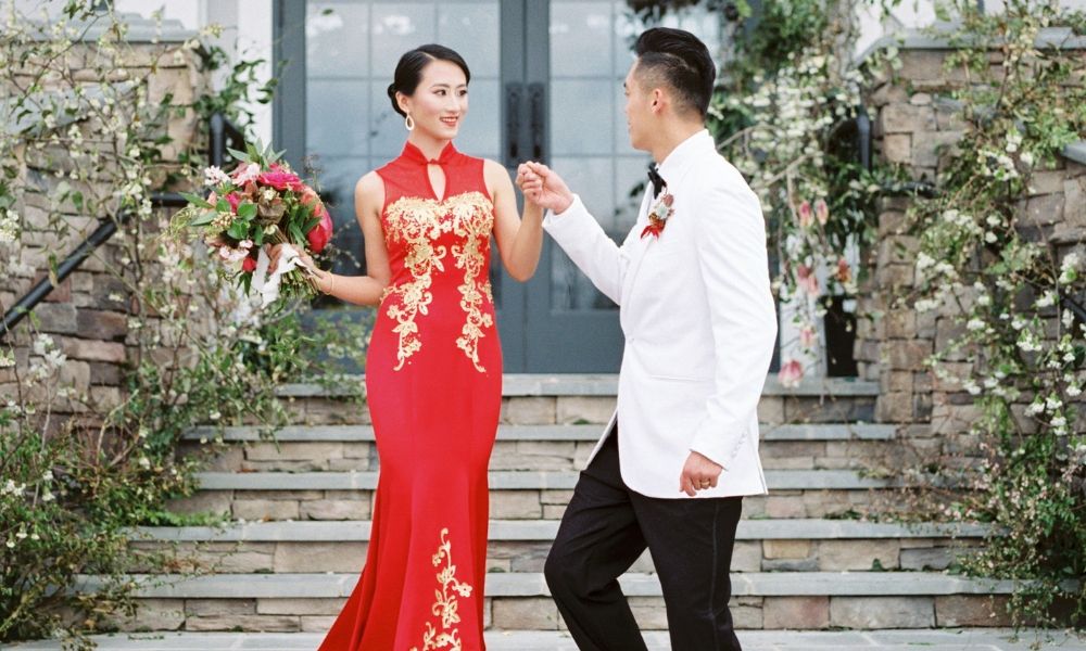 Modern Red Chinese Wedding Dress Styles, Chinese Wedding Cheongsam