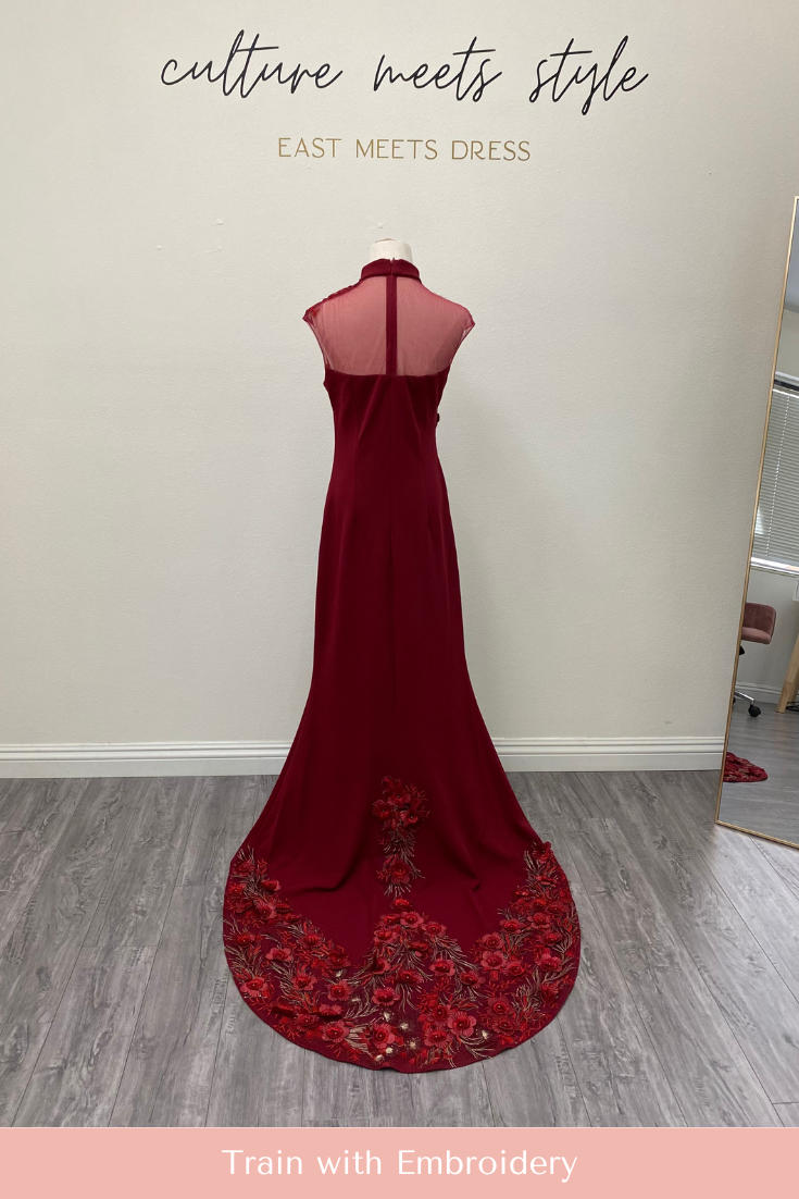 Modern Chinese Wedding Dress | Cheongsams & Qipaos | East Meets Dress - Red Marilyn Dress Modern Chinese Wedding Dress | Cheongsams & Qipaos | East Meets Dress - Red Marilyn Dress
