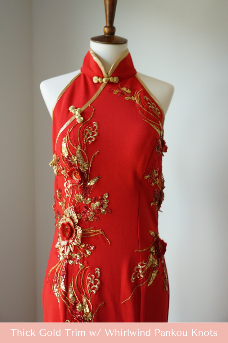 Constance Bespoke Dress | Modern Red & Gold Phoenix Qipao | East Meets Dress Constance Bespoke Dress | Modern Red & Gold Phoenix Qipao | East Meets Dress