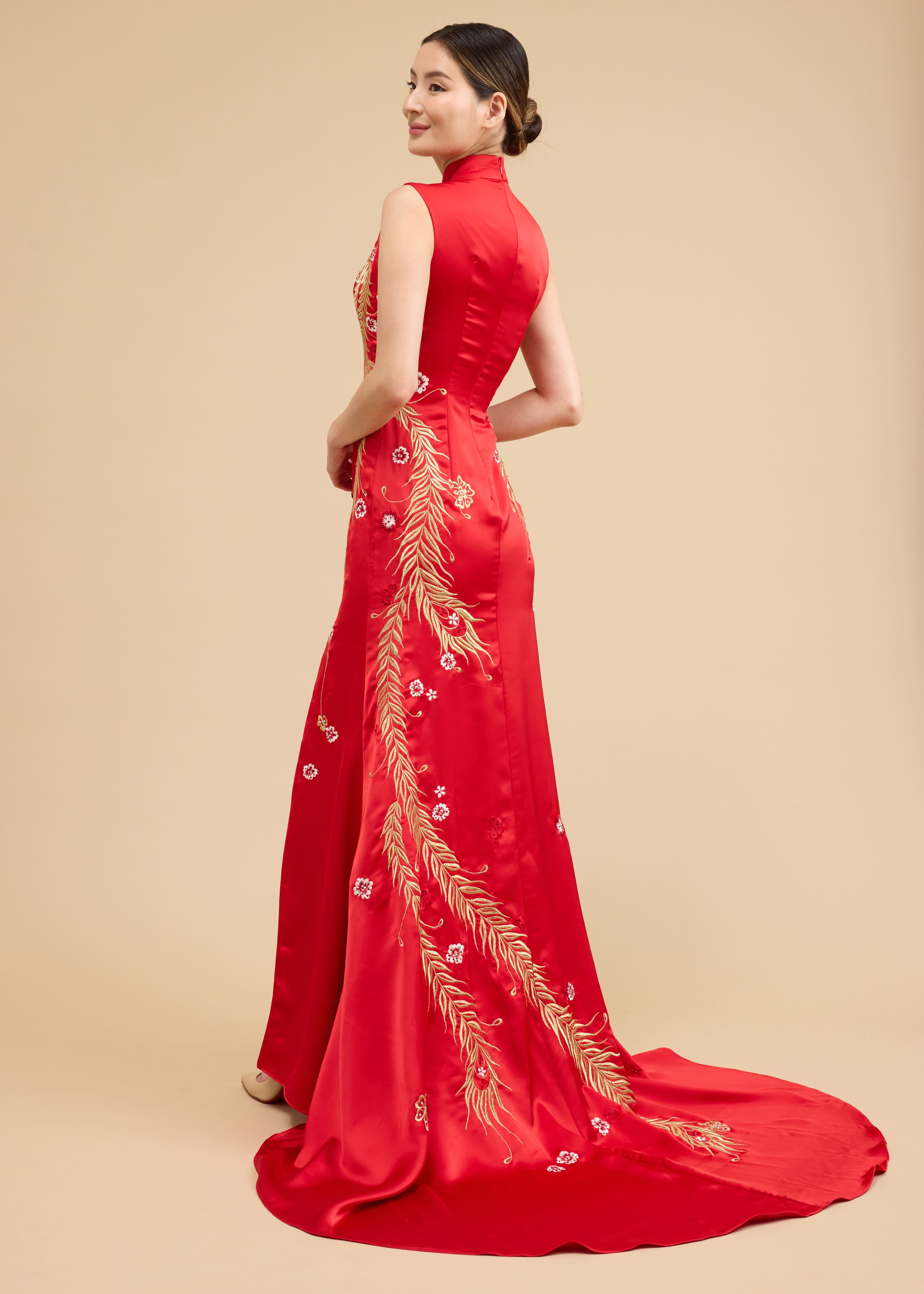 Willa Bespoke Dress | Double Phoenix Mermaid Chinese Wedding Dress