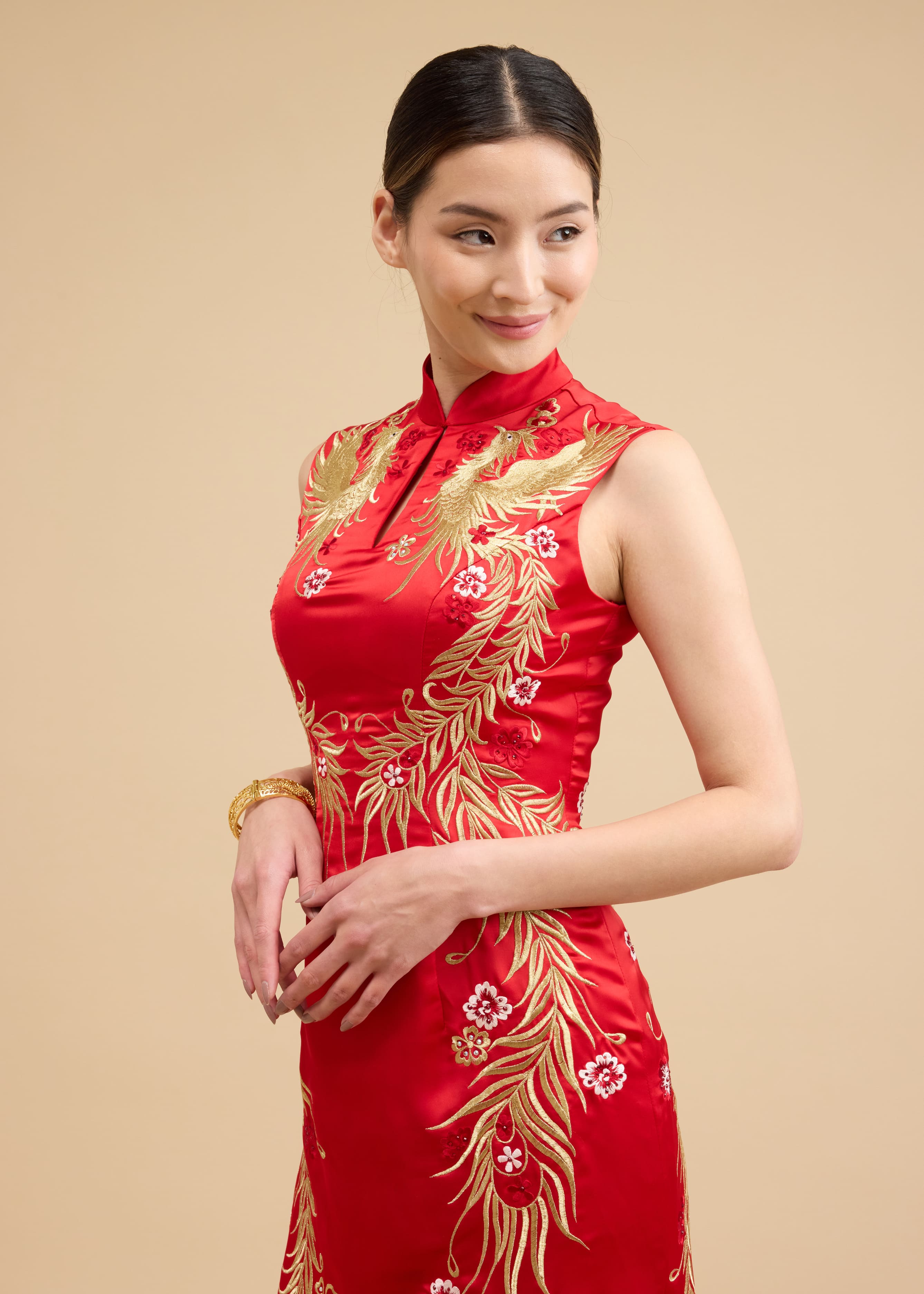 Willa Bespoke Dress | Double Phoenix Mermaid Chinese Wedding Dress
