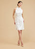 Arden Bespoke Dress | Modern Short Ivory Brocade Cocktail Cheongsam