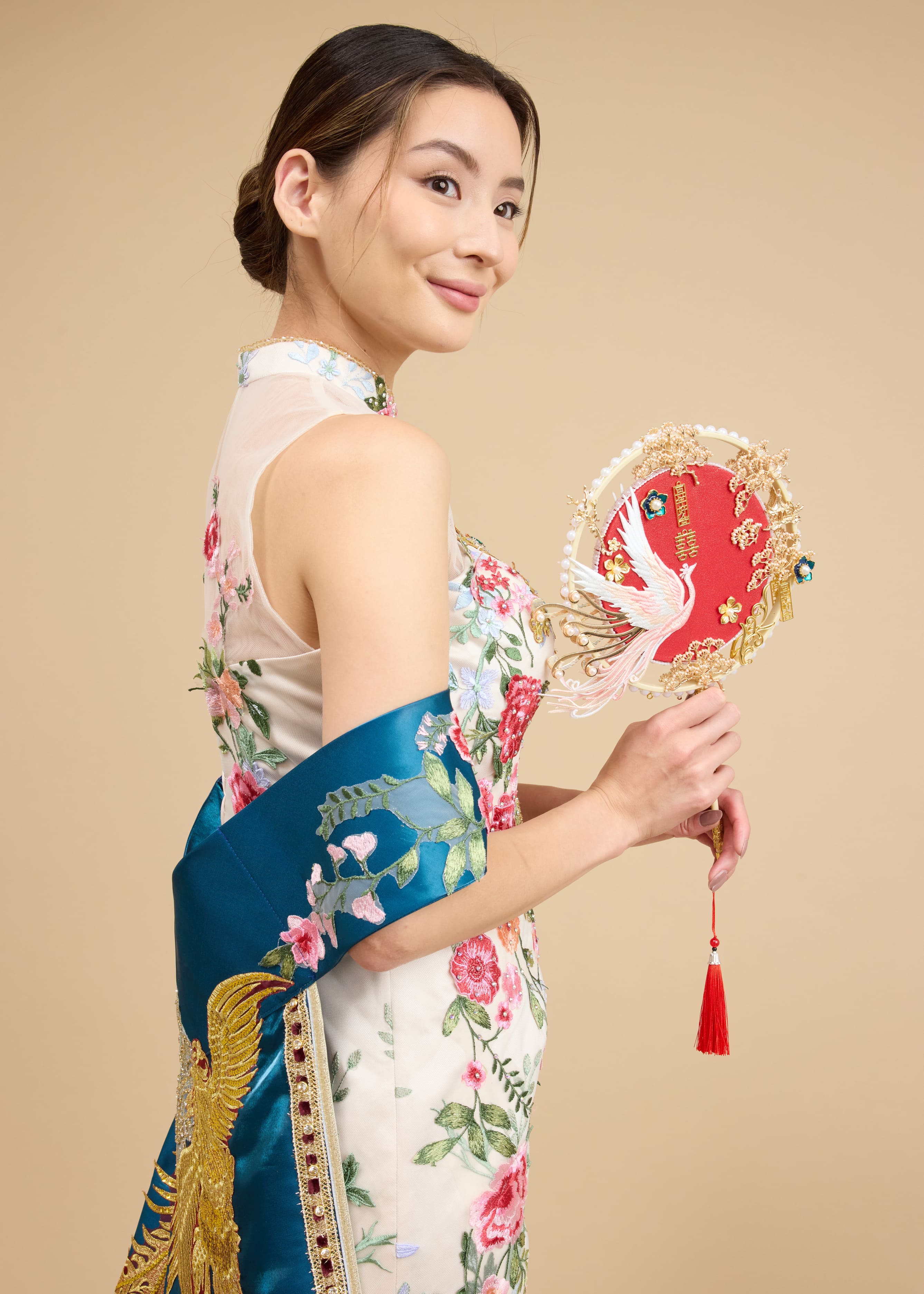 Audrey Bespoke Dress | Ornate Chinese Wedding Dress | Indonesian Malaysian Inspired Cheongsam
