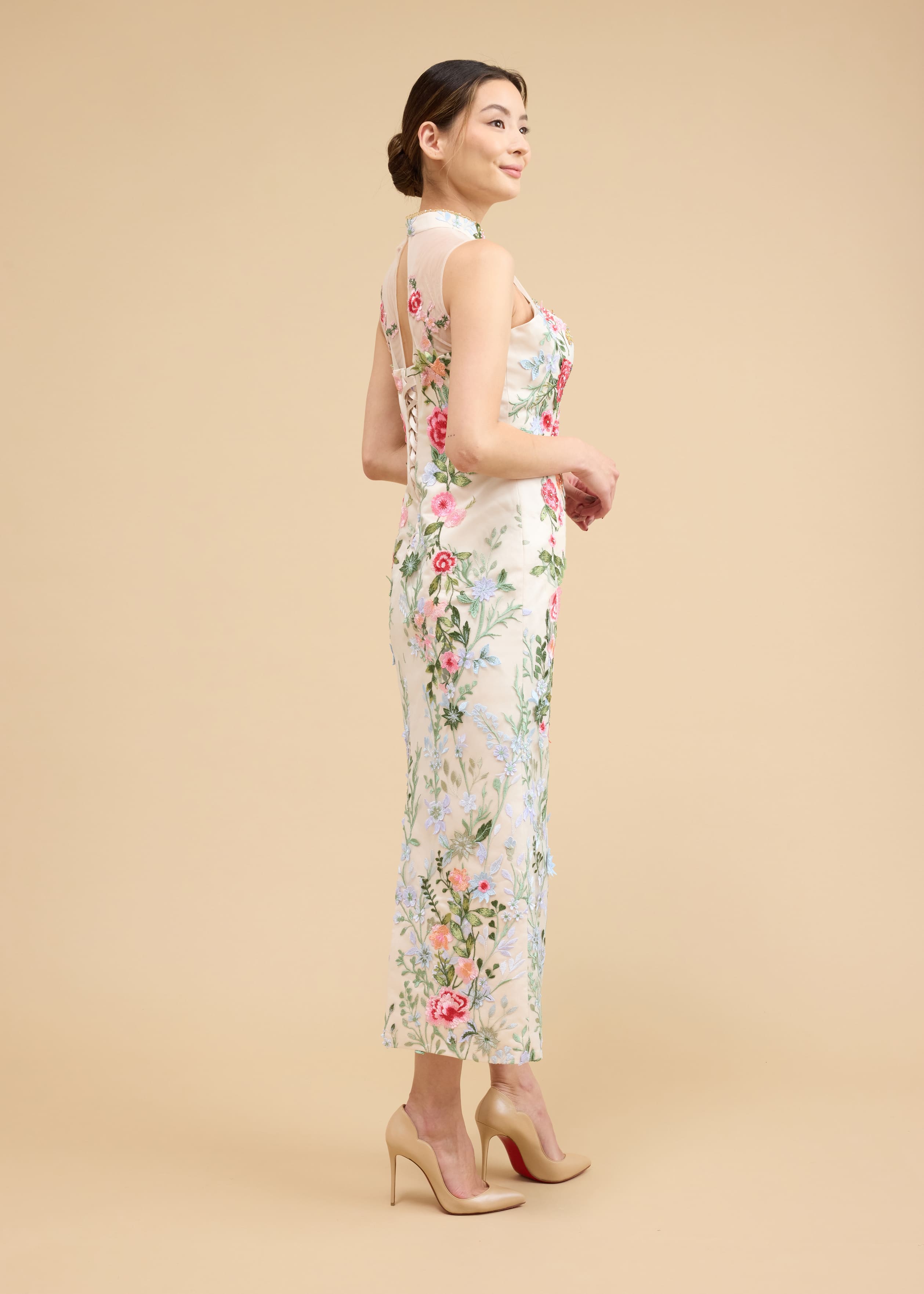 Audrey Bespoke Dress | Ornate Chinese Wedding Dress | Indonesian Malaysian Inspired Cheongsam