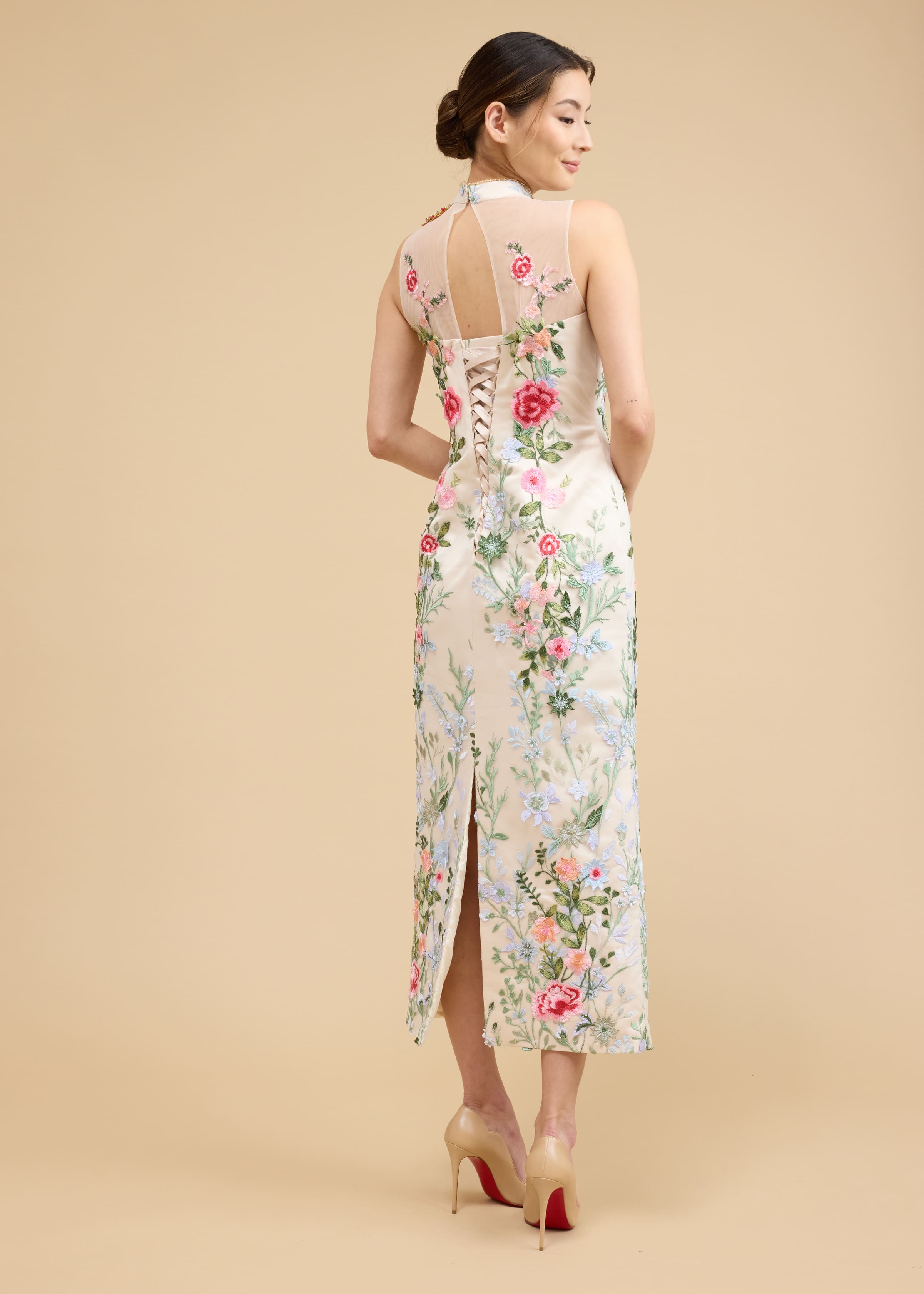 Audrey Bespoke Dress | Ornate Chinese Wedding Dress | Indonesian Malaysian Inspired Cheongsam