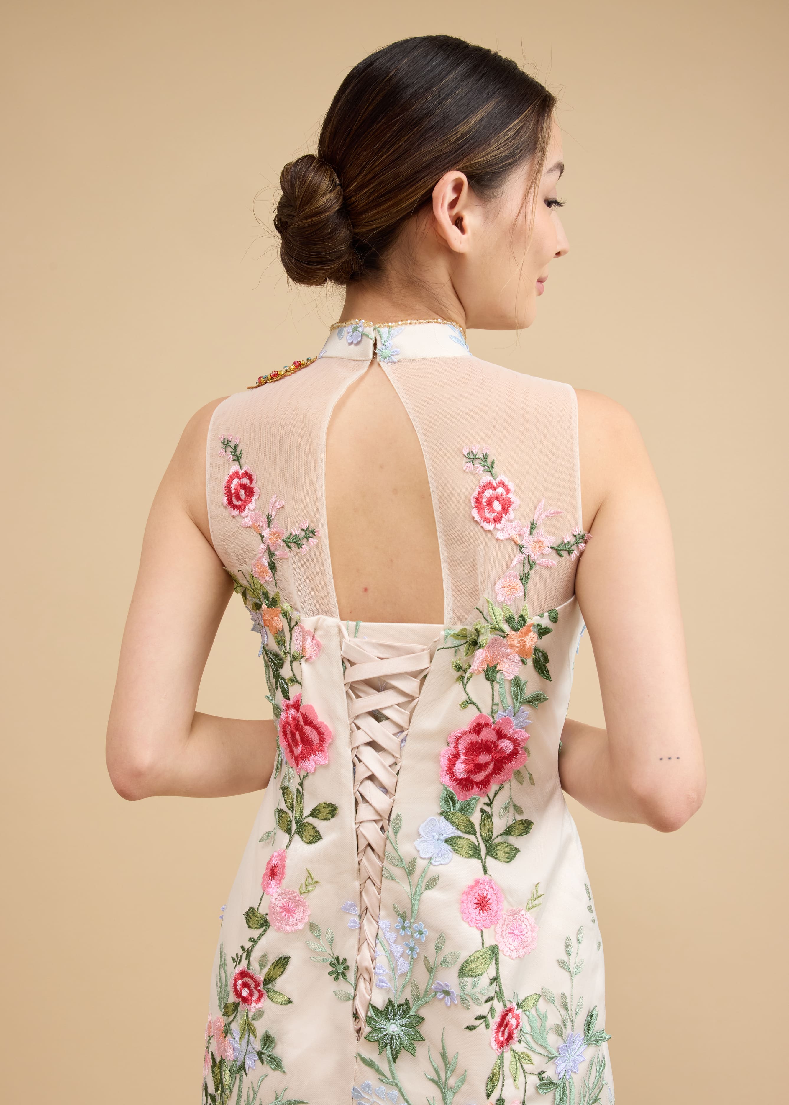 Audrey Bespoke Dress | Ornate Chinese Wedding Dress | Indonesian Malaysian Inspired Cheongsam