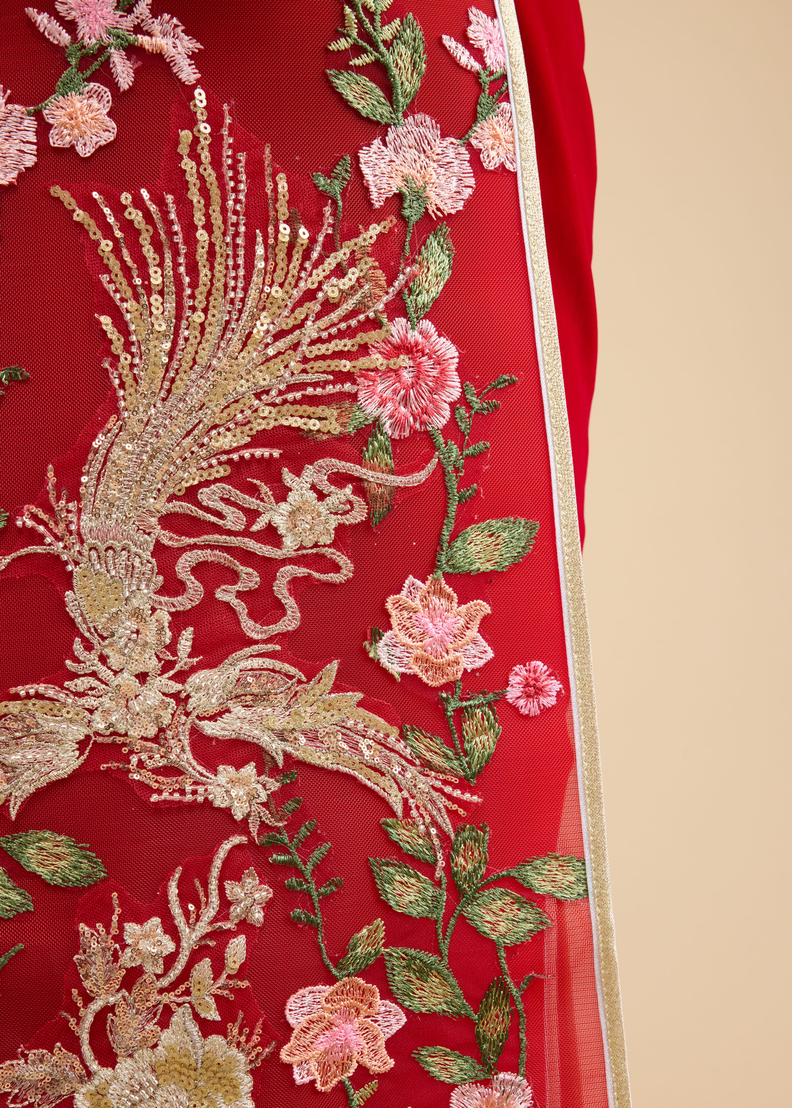 Celine Bespoke Dress | Red Phoenix Malaysian Chinese Inspired Wedding Dress