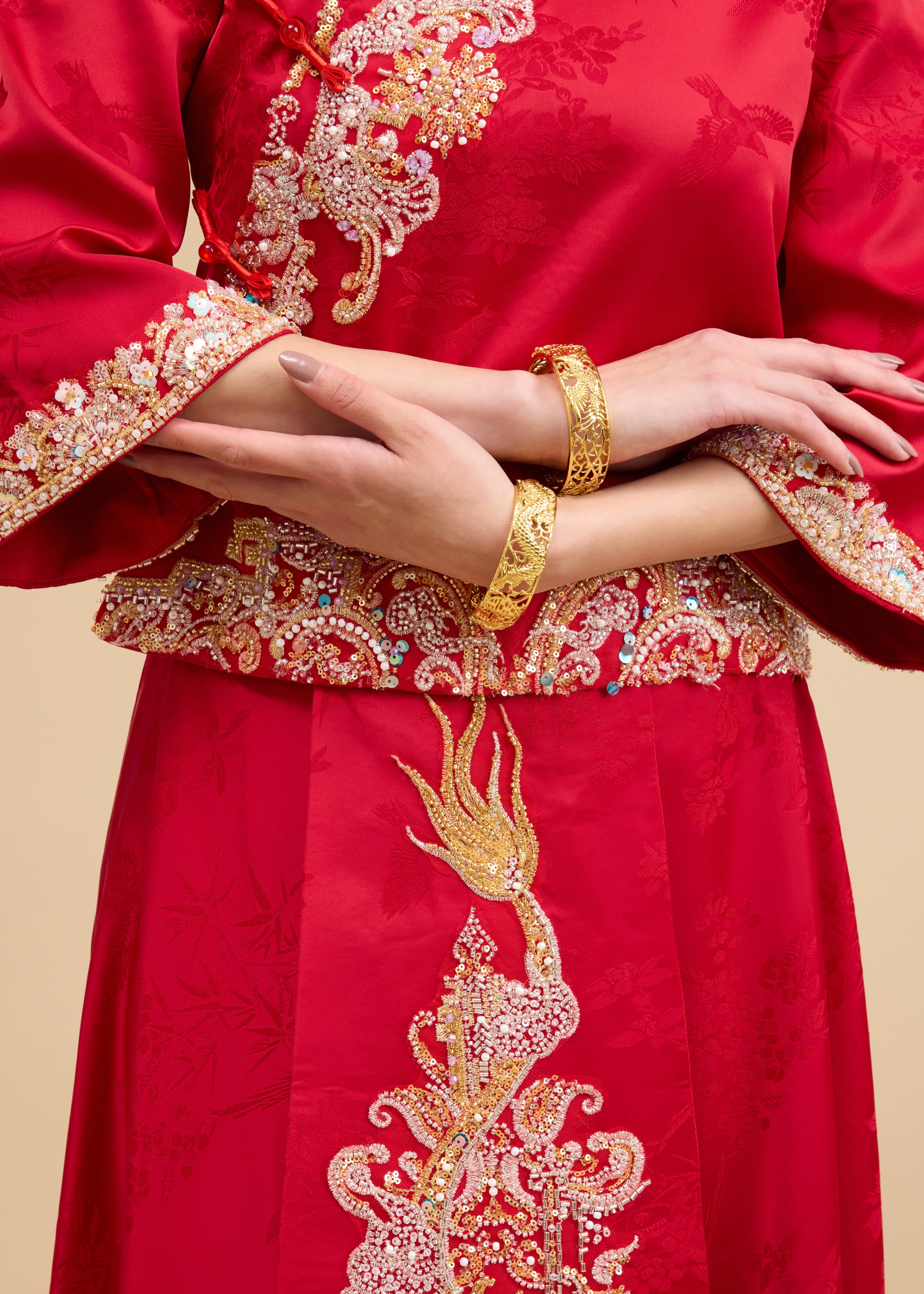 Eleanor Bespoke Dress | Qun Kwa Chinese Wedding Dress