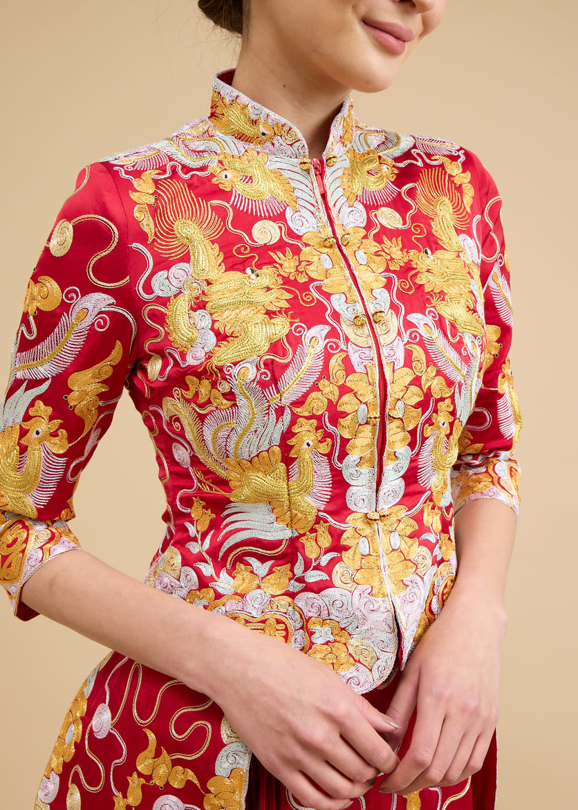 Isabella Dress | Qun Kwa | Phoenix Chinese Wedding Dress
