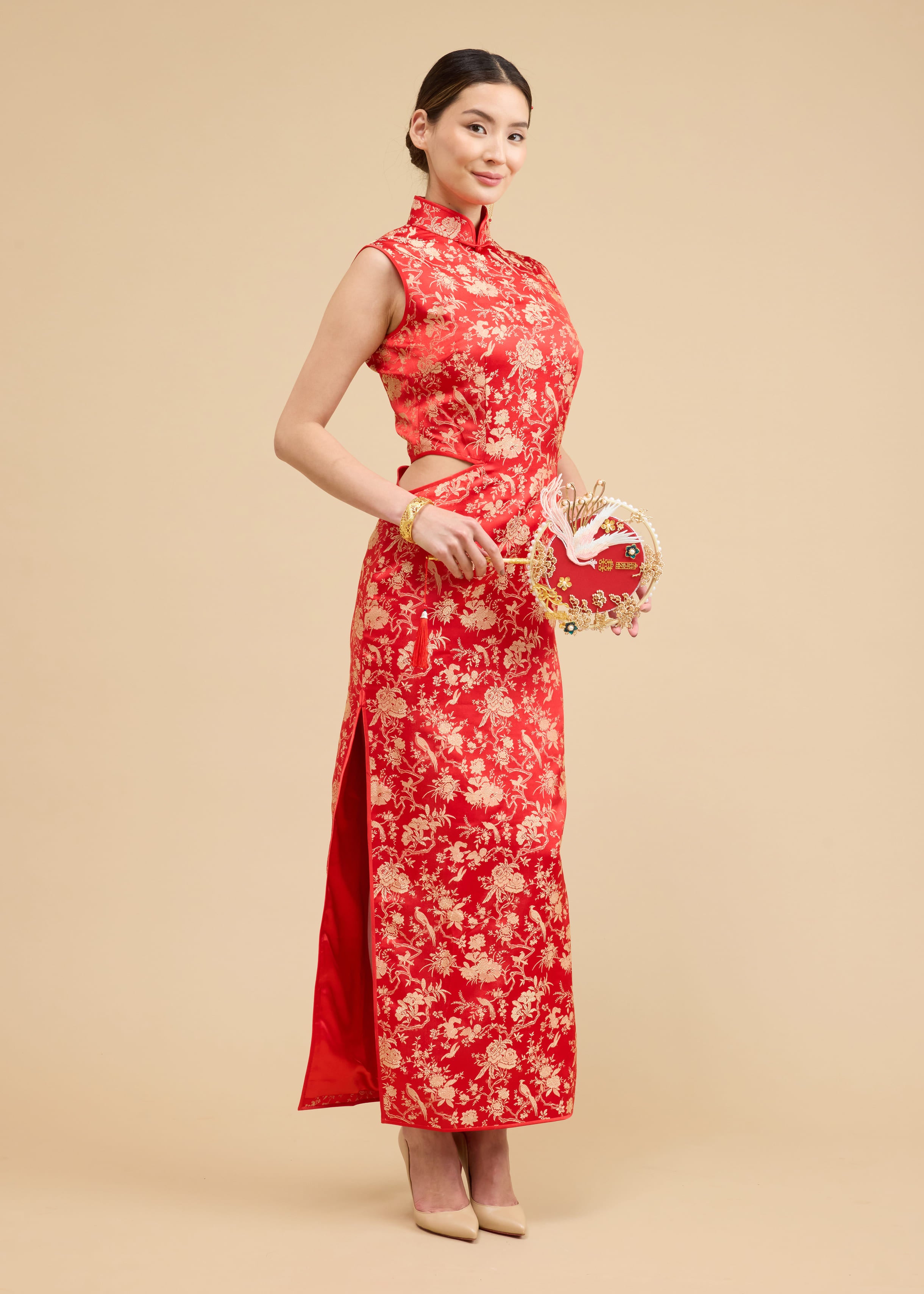 Naomi Bespoke Dress | Modern Brocade Silk Chinese Wedding Qipao