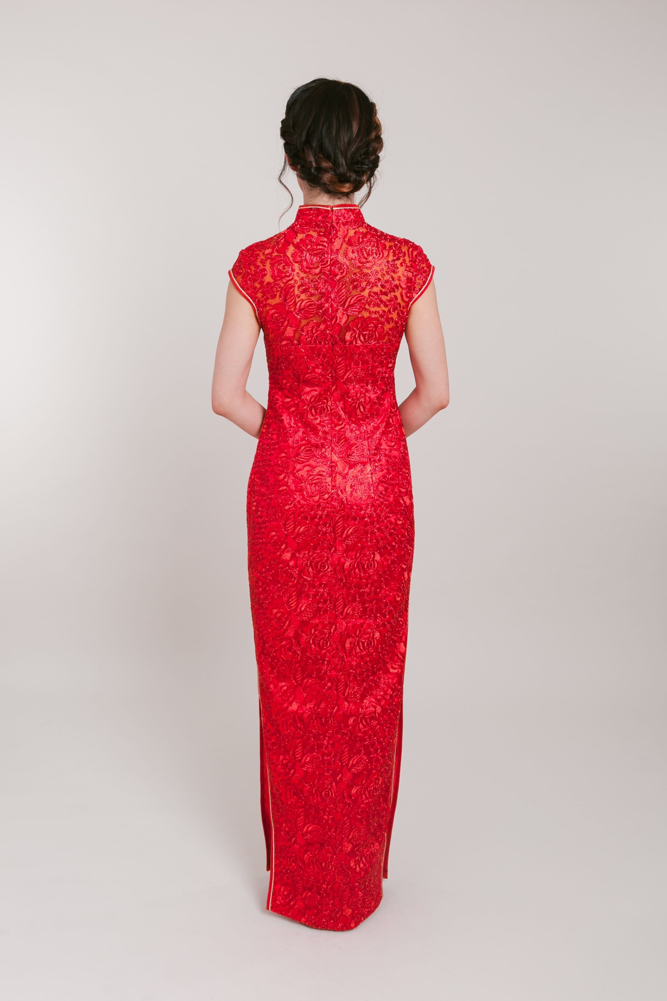Sandra Dress | Traditional Red Wedding Qipao | East Meets Dress Custom / No Sandra Dress | Traditional Red Wedding Qipao | East Meets Dress Custom / No