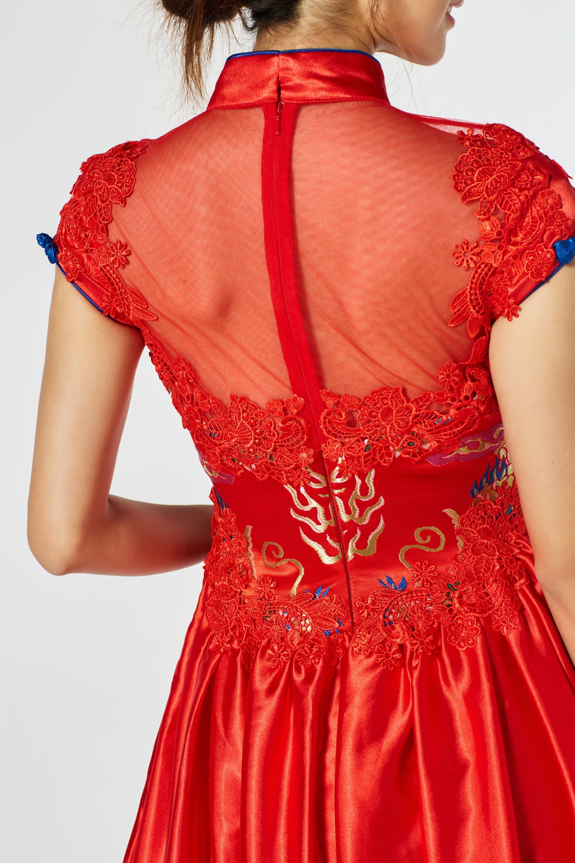 Adeline Bespoke Dress - Cheongsam - East Meets Dress