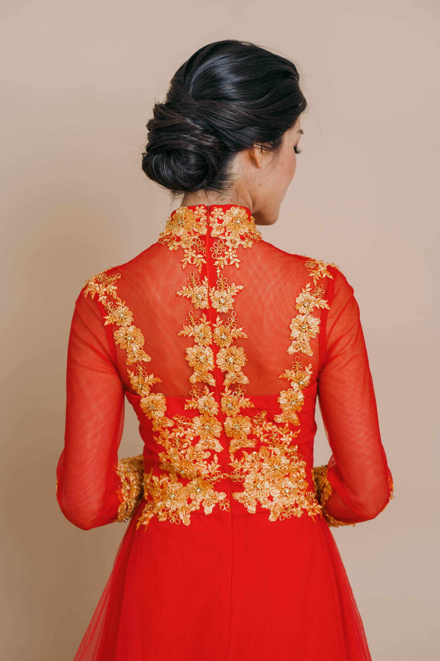 red dress traditional Red Georgette Anarkali Dress: Indian Wedding Gown With Dupatta
