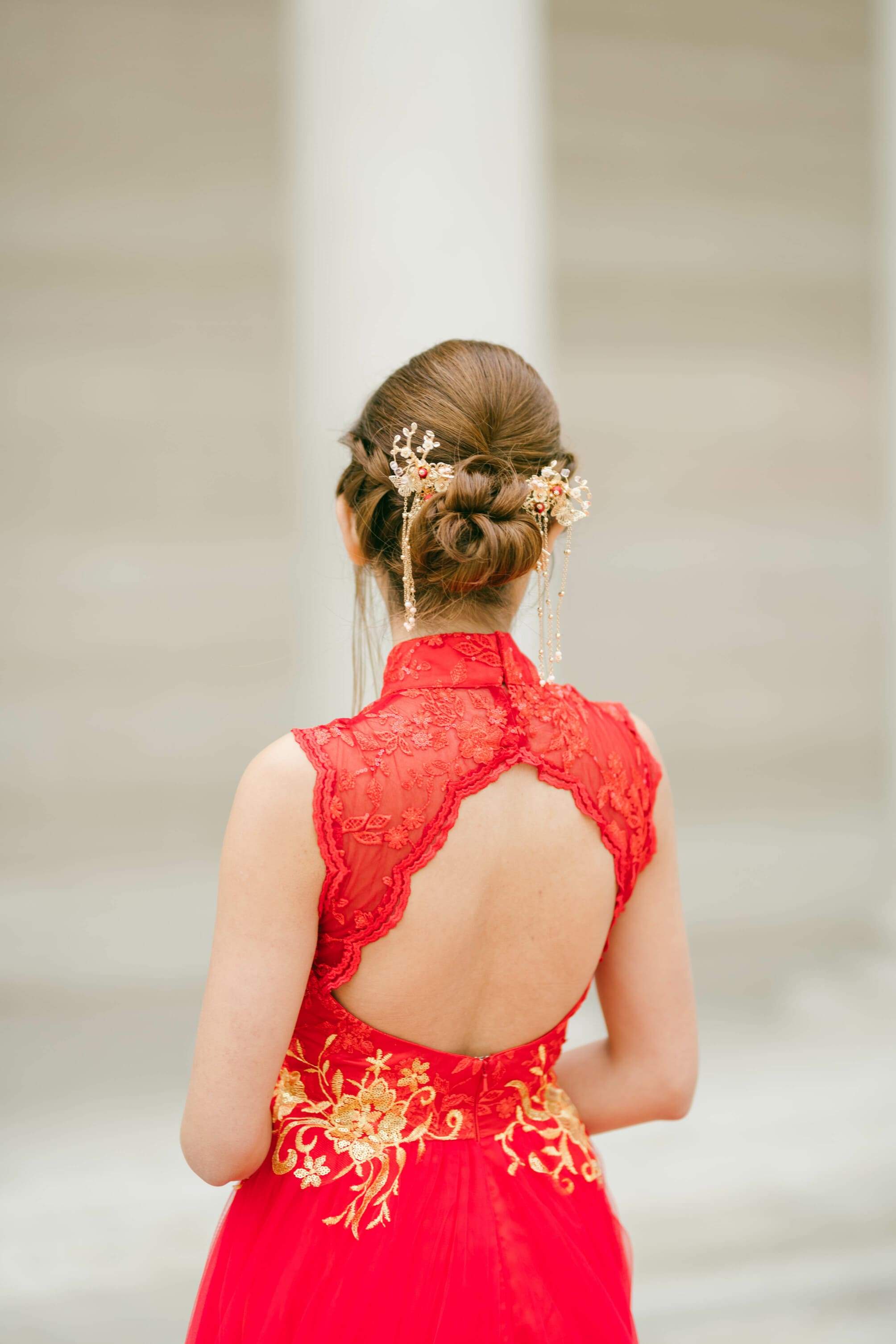Blossom Chinese Wedding Hairpin