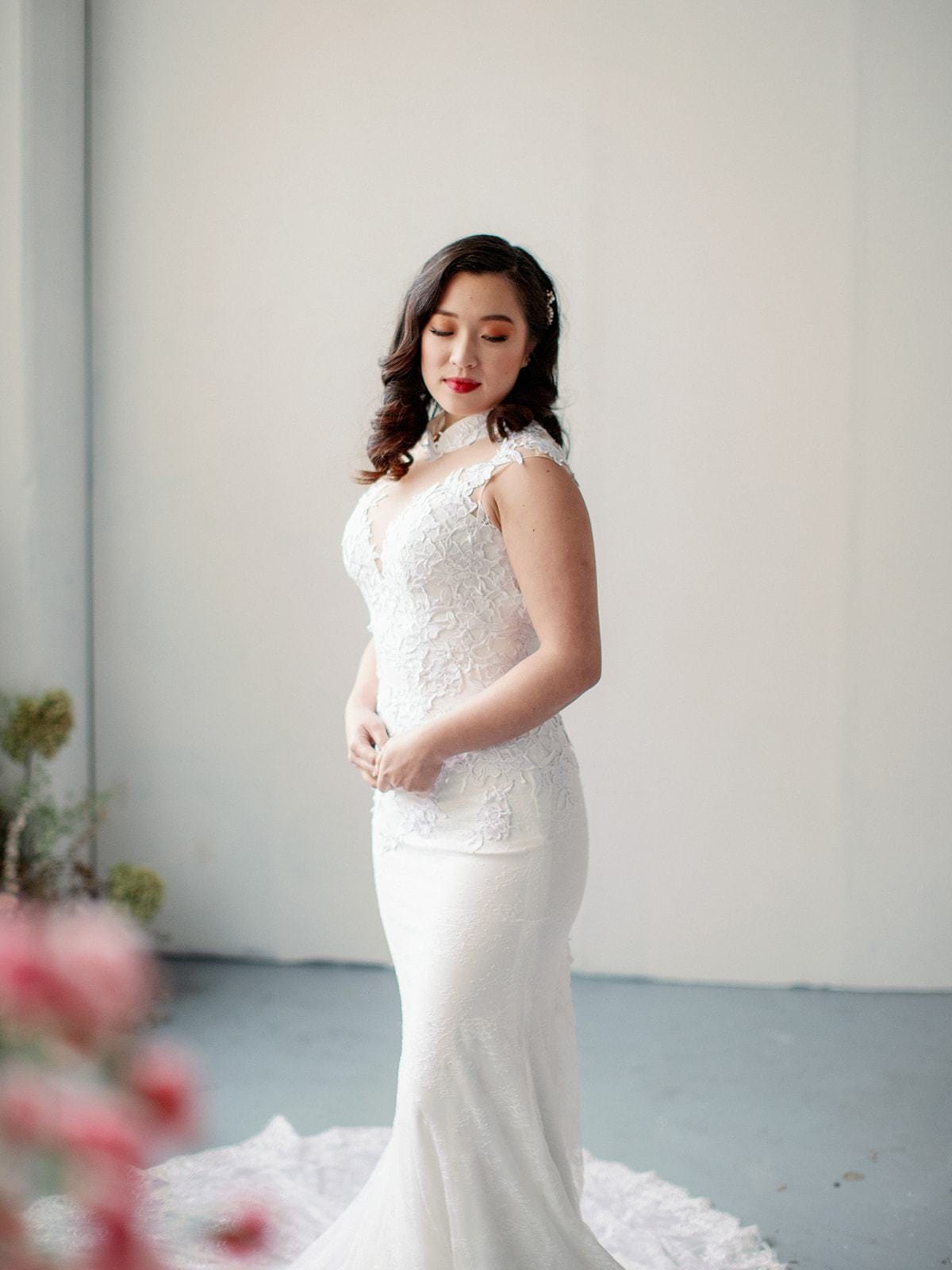 East Meets Dress | White Wedding Cheongsam East Meets Dress | White Wedding Cheongsam