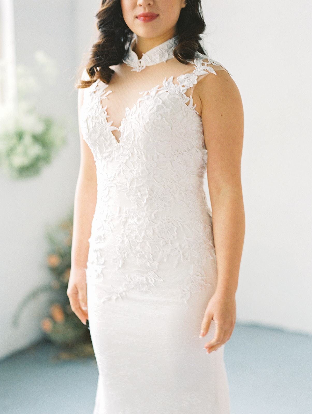 East Meets Dress | White Wedding Cheongsam | Lulu Bespoke Dress East Meets Dress | White Wedding Cheongsam | Lulu Bespoke Dress