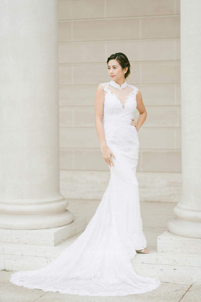 east meets dress East Meets Dress | White Wedding Cheongsam