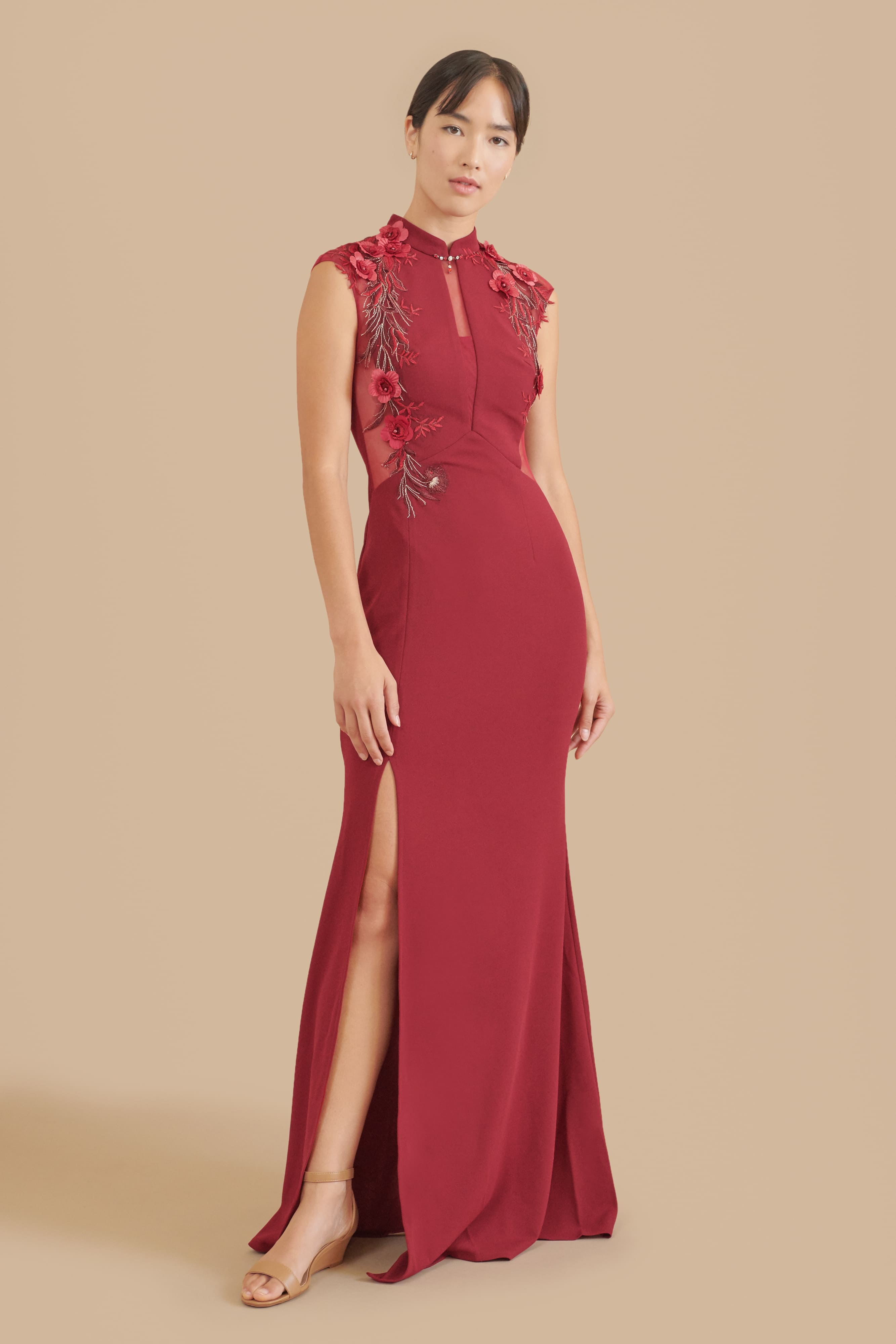 Modern Chinese Wedding Dress | Cheongsams & Qipaos | East Meets Dress - Red Marilyn Dress Modern Chinese Wedding Dress | Cheongsams & Qipaos | East Meets Dress - Red Marilyn Dress
