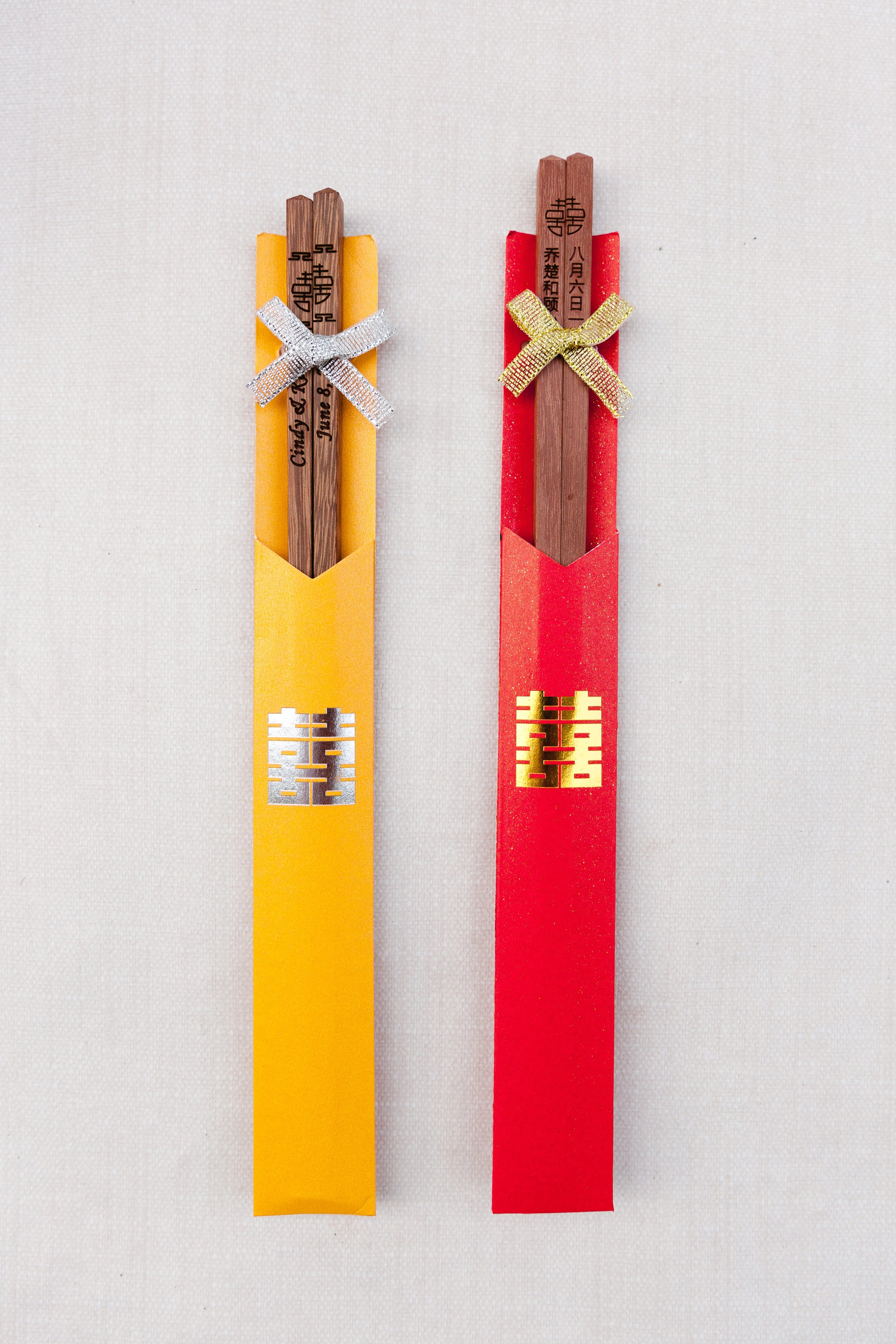 Custom Chopsticks with Paper Slips