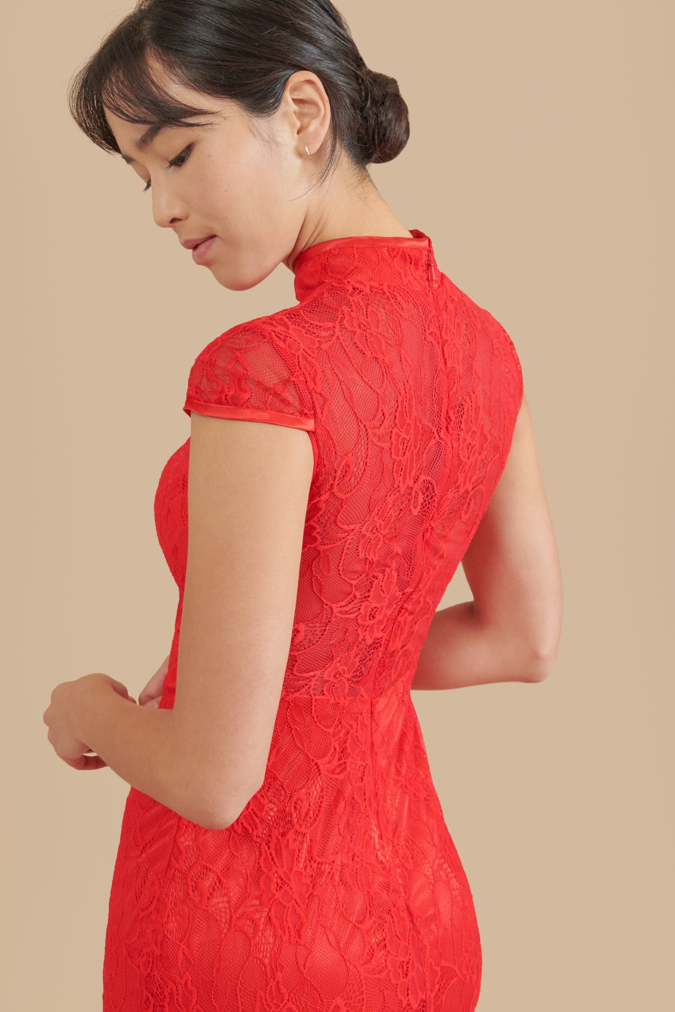 Emma Bespoke Dress | Modern Chinese Wedding Dress | East Meets Dress Emma Bespoke Dress | Modern Chinese Wedding Dress | East Meets Dress