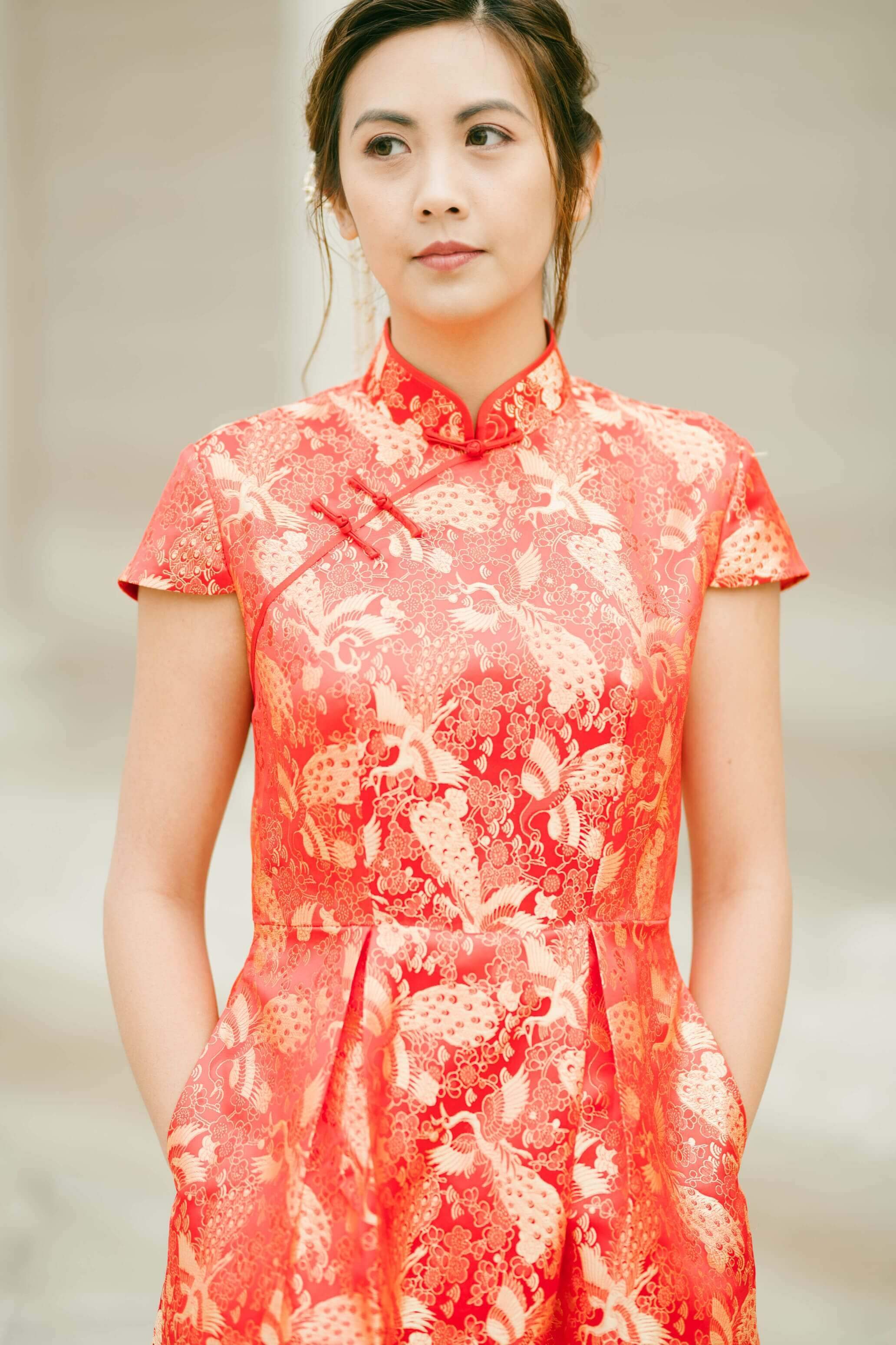 Rachel Bespoke Dress | Short Brocade Cheongsam