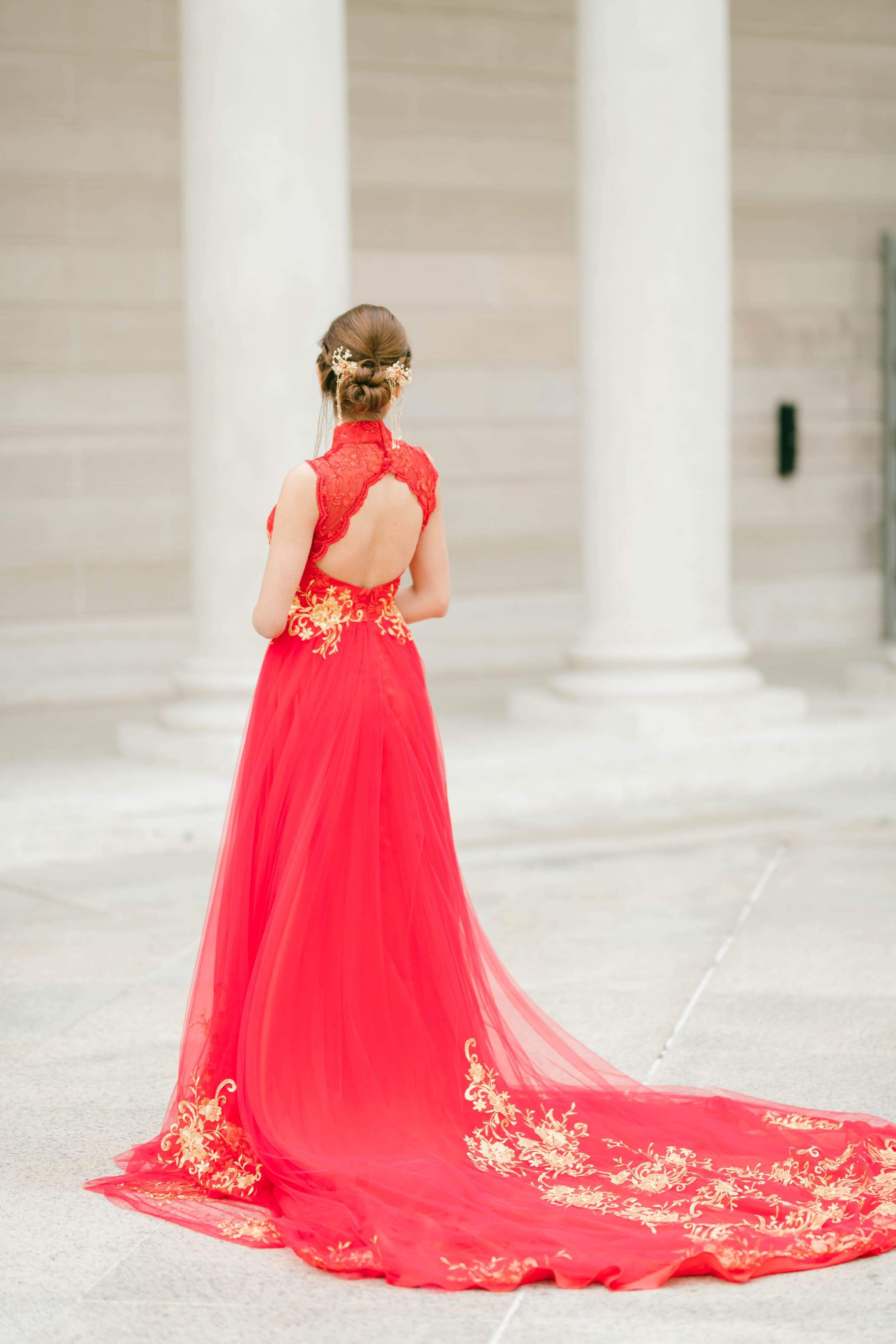 Red And Gold Wedding Dress Red And Gold Wedding Dress