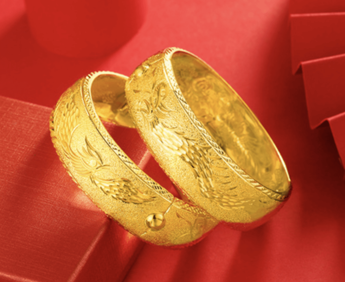 Beautiful Chinese Qipao Wedding Accessories East Meets Dress Fortune Bangle