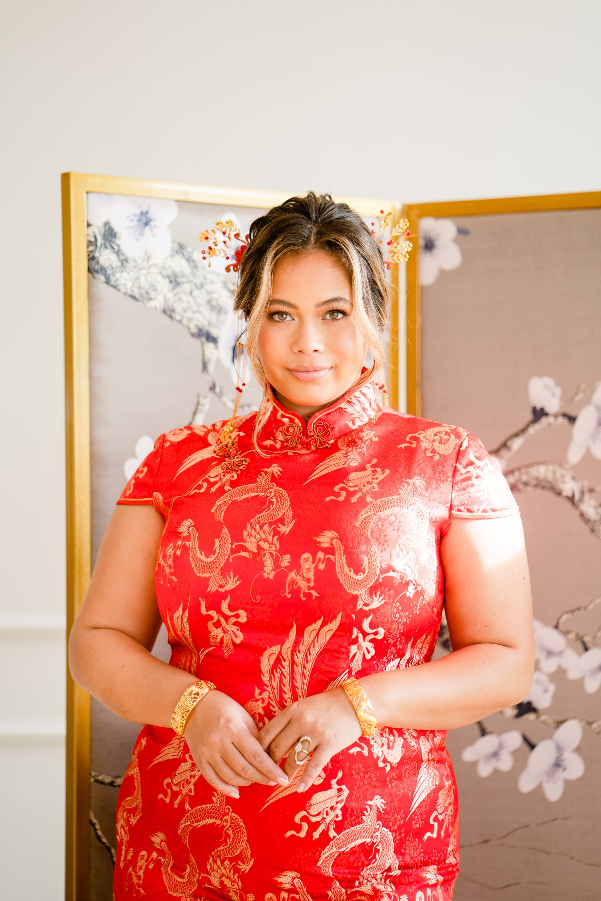 Meerdere plaag campus Traditional Chinese Wedding Qipao | East Meets Dress - Gemma Bespoke Dress