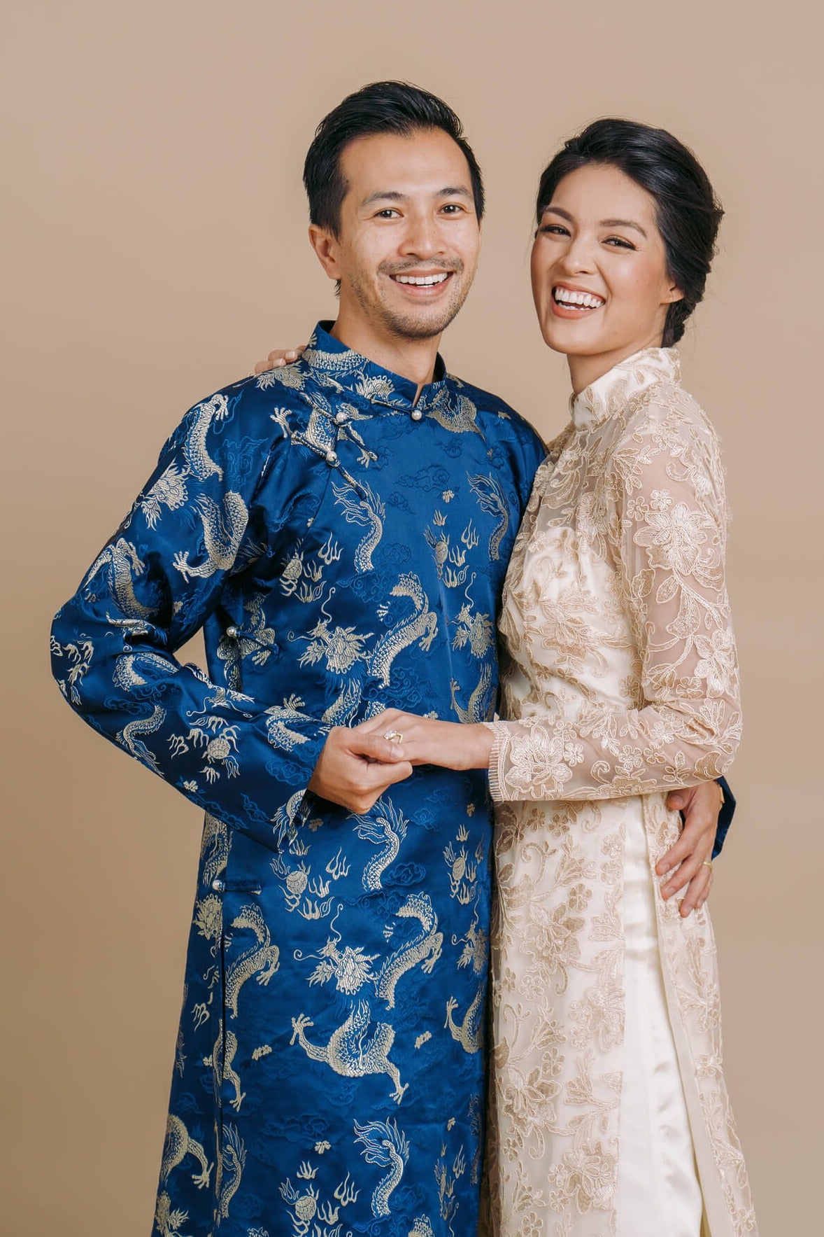 Hong Jacket | Traditional Vietnamese Men’s Wedding Ao Gam