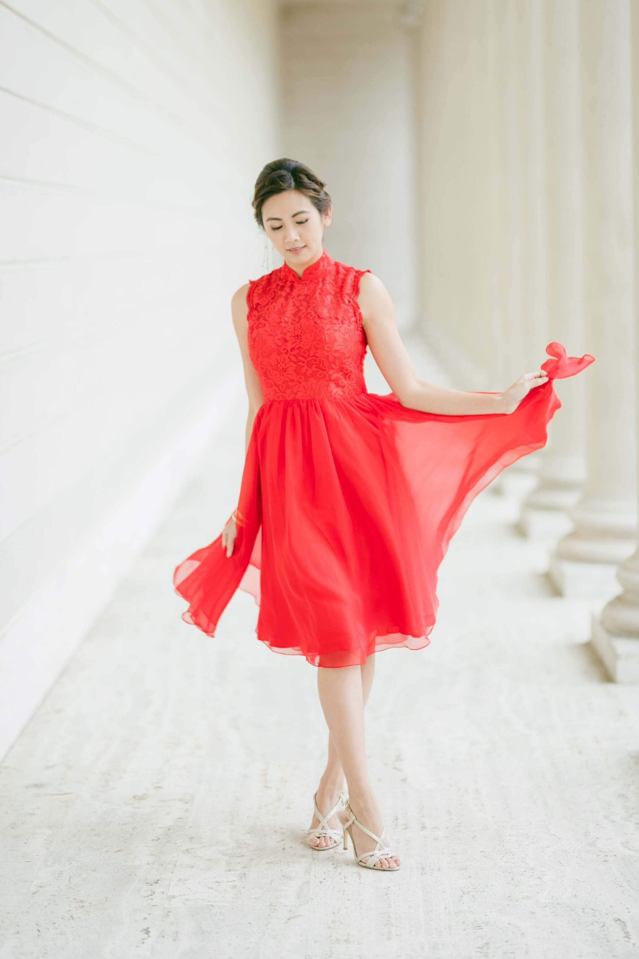 Amelia Bespoke Dress - Cheongsam - East Meets Dress