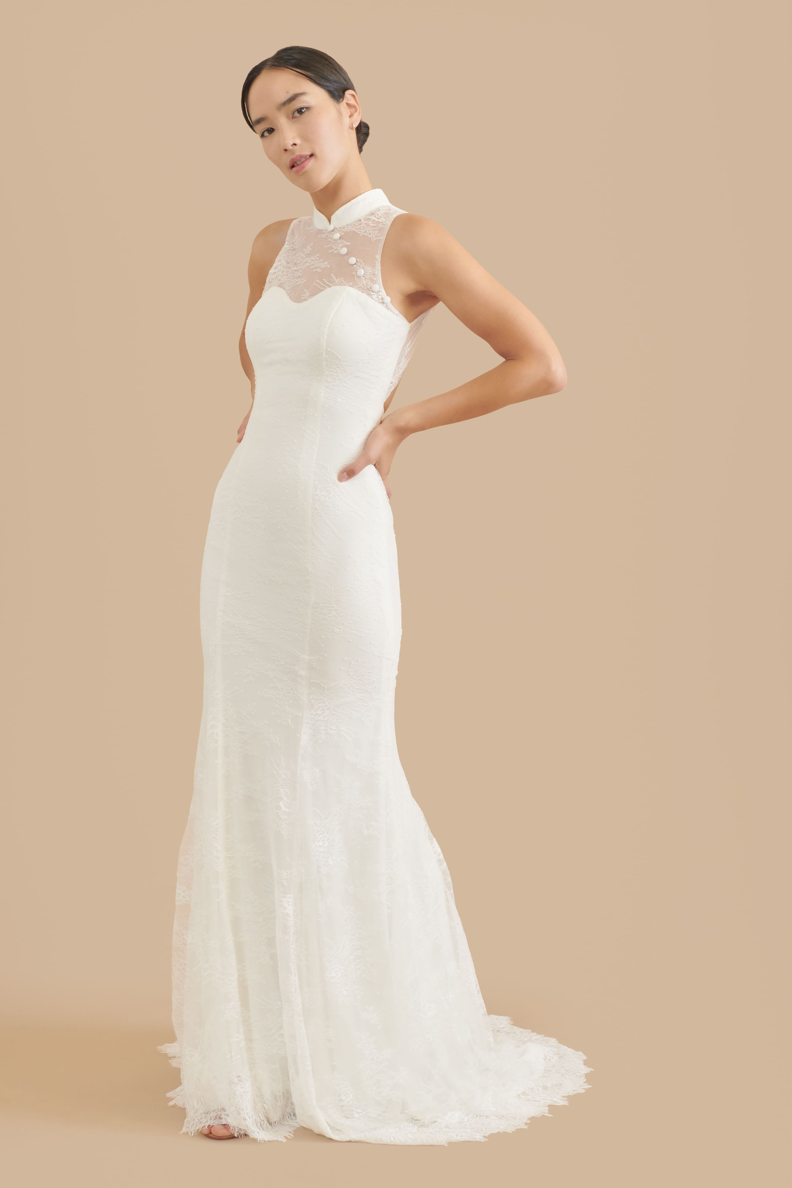 White Chinese Wedding Dress | Mabel Bespoke Dress White Chinese Wedding Dress | Mabel Bespoke Dress