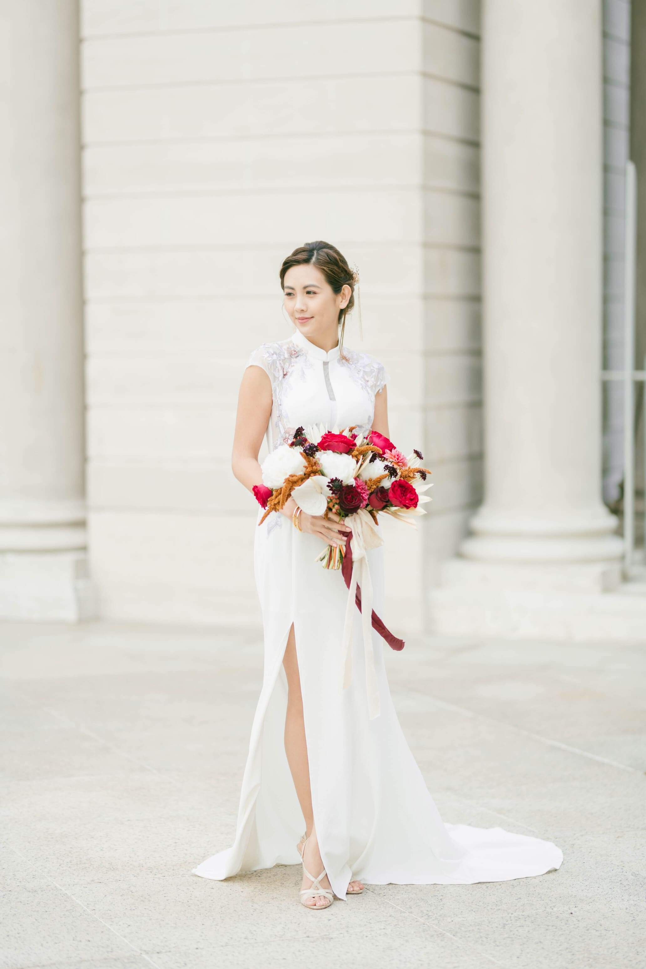 White Marilyn Dress | Modern White Chinese Wedding Dress | East Meets Dress White Marilyn Dress | Modern White Chinese Wedding Dress | East Meets Dress