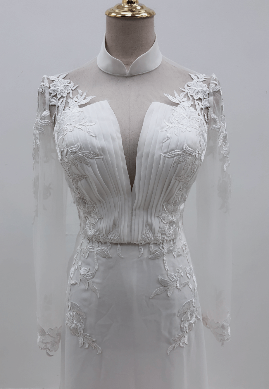 Lana Bespoke Dress | White Vietnamese Wedding Ao Dai